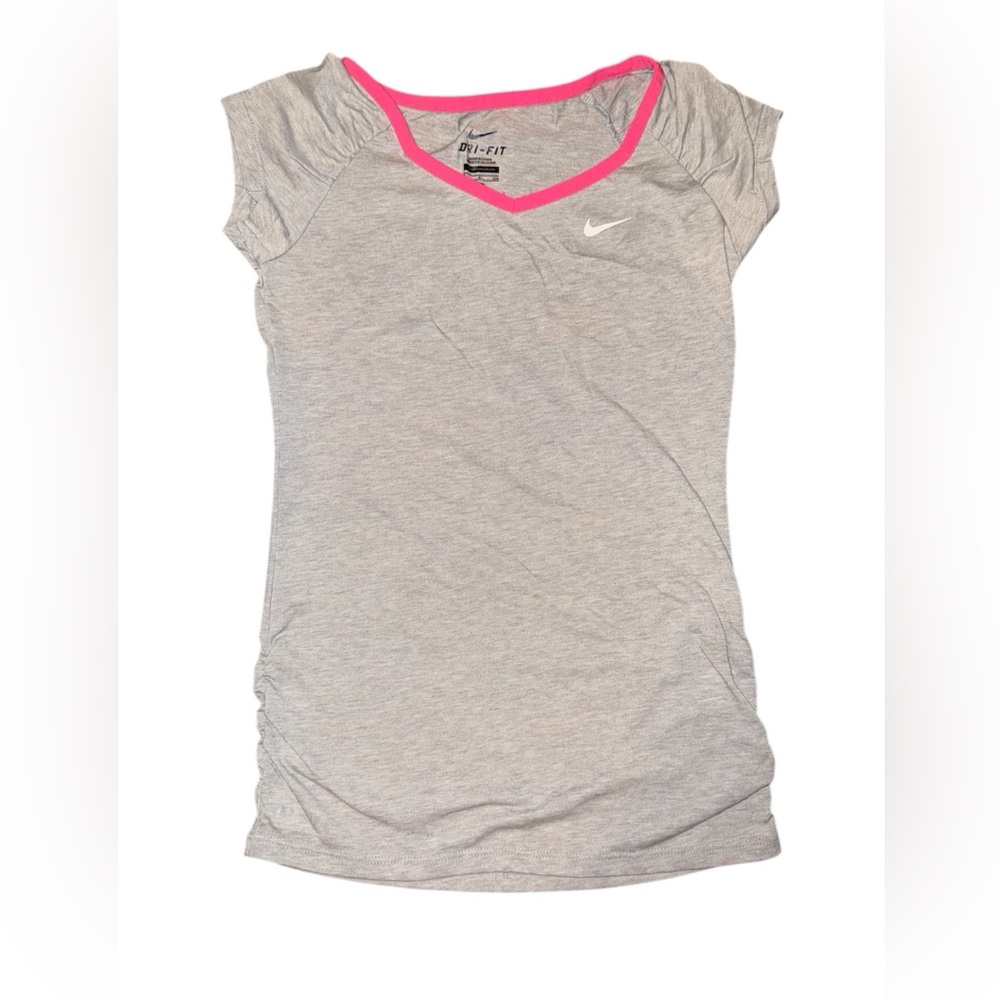 Nike Gray and Pink Dri-FIT dress kids